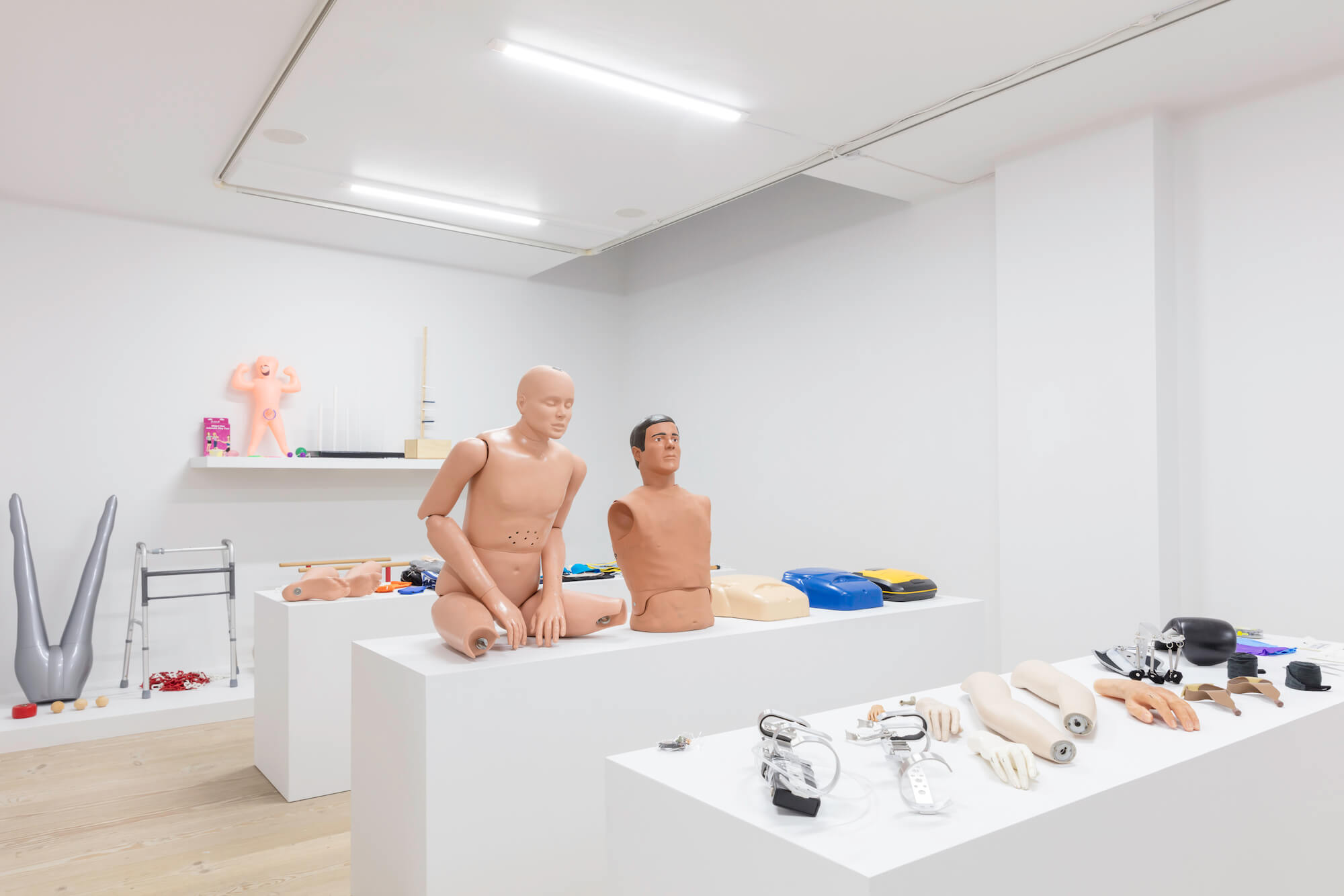 Geumhyung Jeong, Private Collection: Unperformed Objects, installation view, Delfina Foundation, London, 2017. Photo: Dan Weill